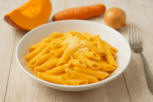 Cremige Kürbis-Pasta mit verstecktem Gemüse