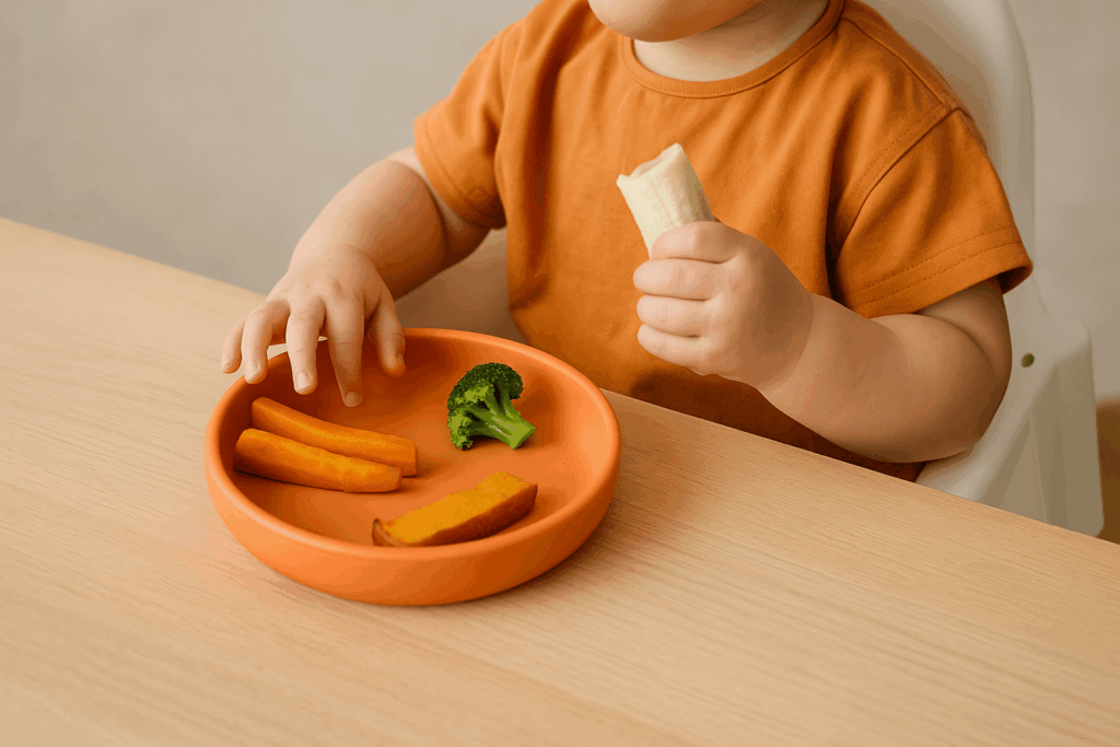 BLW Grundlagen – So klappt der Beikoststart ohne Stress und ohne Brei